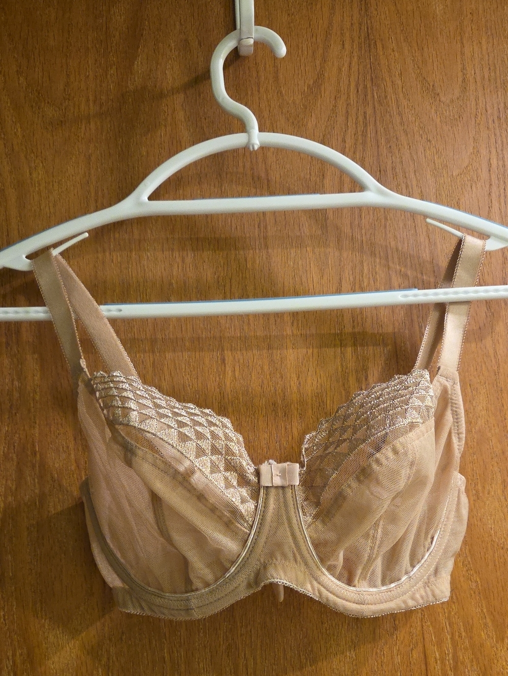 Panache Cleo Asher Balconette Bra (Unlined) Beige US 30G